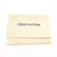 LOUIS VUITTON Portefeuille Lock Mini Tri-Fold Wallet, Taurillon Leather, Yellow, Women's