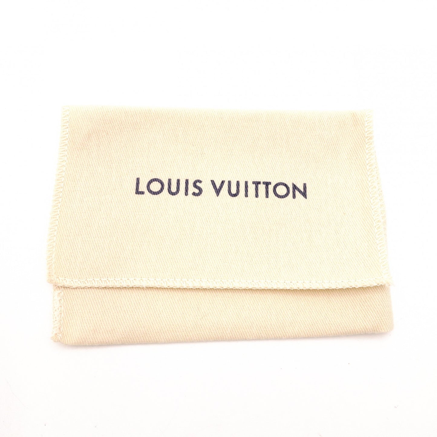 LOUIS VUITTON Portefeuille Lock Mini Tri-Fold Wallet, Taurillon Leather, Yellow, Women's