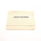 LOUIS VUITTON Portefeuille Lock Mini Tri-Fold Wallet, Taurillon Leather, Yellow, Women's