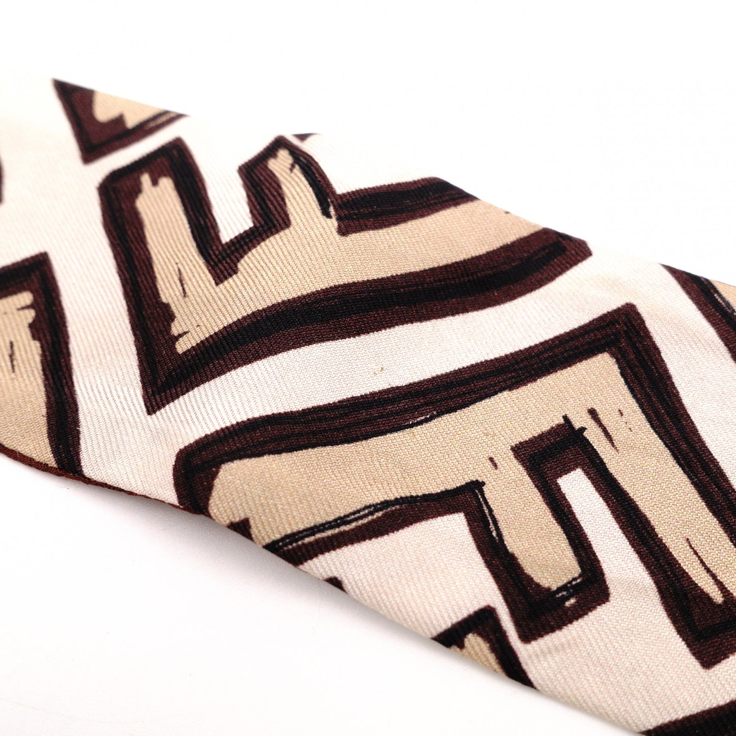 FENDI Scarf, Silk, Brown, Twilly