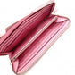 HERMES Azap Classic Long Wallet, Leather, Pink, □N Engraving