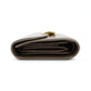 Celine Triomphe Mini Wallet, Foldable Wallet, Greige Leather, Compact Wallet, Gold Hardware, 7-12-485