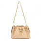 CHANEL Caviar Skin Chanel 25 Mini Shoulder Bag, Leather, Beige, Gold Hardware, IC Plate