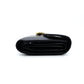 Celine Triomphe Mini Wallet, Fold Wallet, Black Leather, Compact Wallet, Gold Hardware, 7-12-609