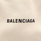 BALENCIAGA Navy Cabas Handbag, Canvas, Beige, 2-Way
