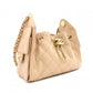 CHANEL Caviar Skin Chanel 25 Mini Shoulder Bag, Leather, Beige, Gold Hardware, IC Plate