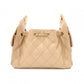 CHANEL Caviar Skin Chanel 25 Mini Shoulder Bag, Leather, Beige, Gold Hardware, IC Plate