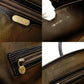 FENDI Vanity Zucca Handbag, Canvas and Leather, Black, Travel Bag