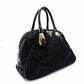 PRADA Tesuto Nylon Handbag Black Gold Hardware Logo 7-11-773