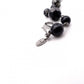 CHANEL Bracelet, Metal and Plastic, Black and Gunmetal, CC Logo