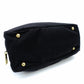 PRADA Tesuto Nylon Handbag Black Gold Hardware Logo 7-11-773