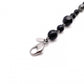 CHANEL Bracelet, Metal and Plastic, Black and Gunmetal, CC Logo