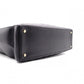 CHANEL Choco Bar Tote Bag, Shoulder Bag, Leather, Black