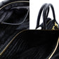 PRADA Tesuto Nylon Handbag Black Gold Hardware Logo 7-11-773