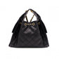CHANEL Caviar Skin Chanel 25 Small Shoulder Bag, Leather, Black, Gold Hardware, IC Plate
