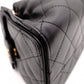 CHANEL Caviar Skin Chanel 25 Small Shoulder Bag, Leather, Black, Gold Hardware, IC Plate