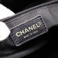 CHANEL Choco Bar Tote Bag, Shoulder Bag, Leather, Black