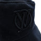 LOUIS VUITTON Bucket Hat Chapeau LV City Black Canvas M7054M Size approx. 58cm 7-12-280