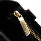 CHANEL Choco Bar Tote Bag, Shoulder Bag, Leather, Black