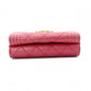 CHANEL Boy Chanel Tri-fold Wallet, Leather, Red Lambskin, Gold Hardware