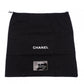 CHANEL Choco Bar Tote Bag, Shoulder Bag, Leather, Black