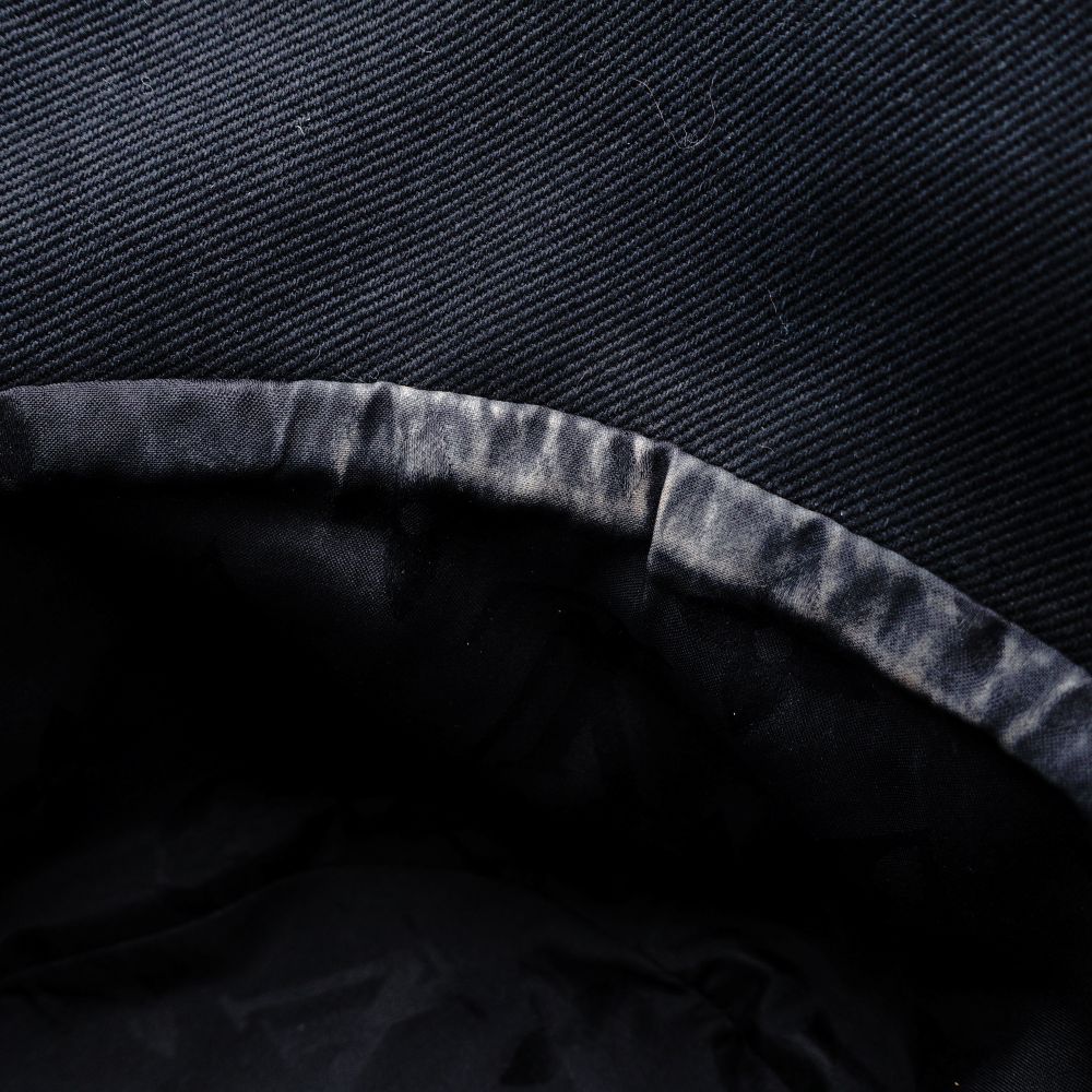 LOUIS VUITTON Bucket Hat Chapeau LV City Black Canvas M7054M Size approx. 58cm 7-12-280