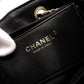 CHANEL Caviar Skin Chanel 25 Small Shoulder Bag, Leather, Black, Gold Hardware, IC Plate