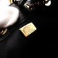 CHANEL Caviar Skin Chanel 25 Small Shoulder Bag, Leather, Black, Gold Hardware, IC Plate