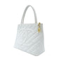 CHANEL Reissue Tote Bag Caviar Leather White Gold Hardware White Shoulder Tote Bag 7-10-240