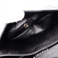 CHANEL Caviar Skin Classic W-Flap Shoulder Bag, Leather, Black, Silver Hardware
