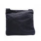 PRADA Shoulder Bag, Nylon, Black, Crossbody, Triangle Logo, Silver Hardware