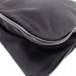 PRADA Shoulder Bag, Nylon, Black, Crossbody, Triangle Logo, Silver Hardware
