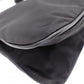 PRADA Shoulder Bag, Nylon, Black, Crossbody, Triangle Logo, Silver Hardware