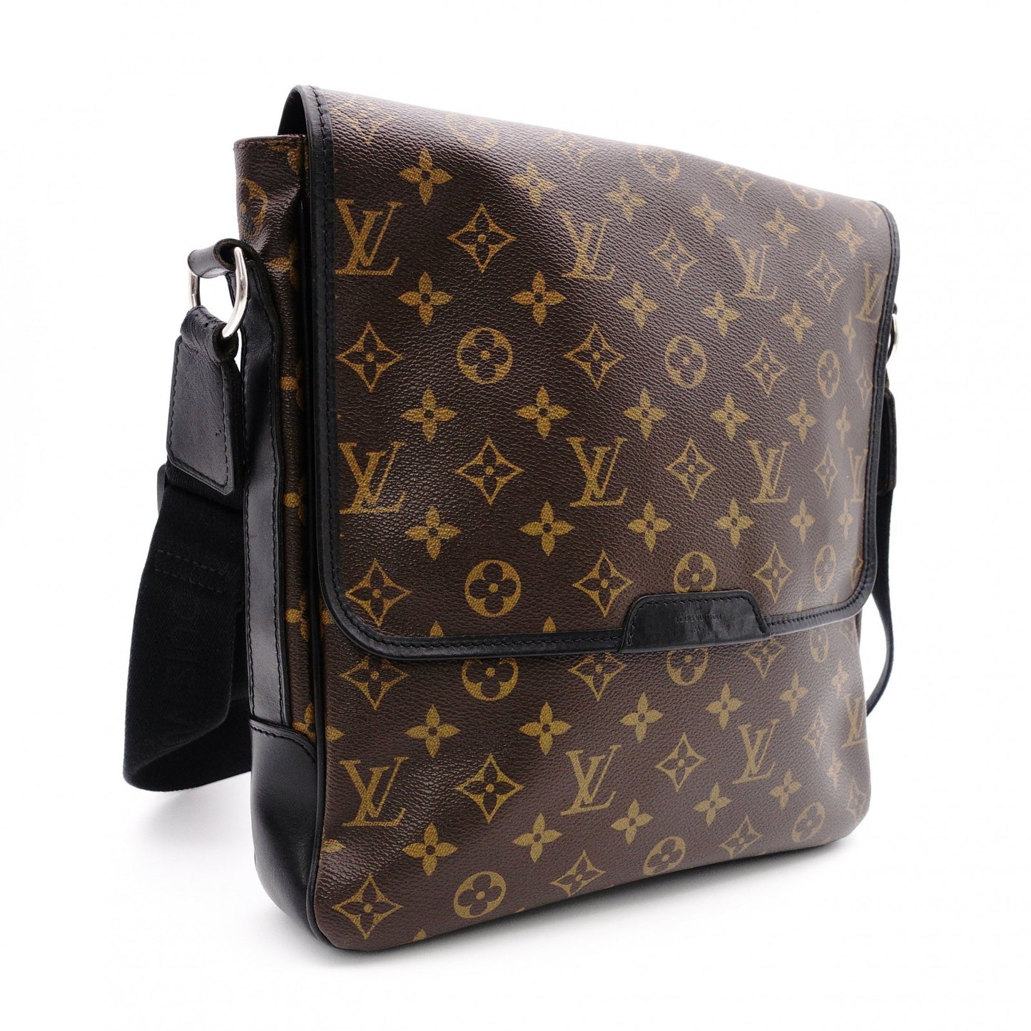 Louis Vuitton Bass MM Monogram Macassar Shoulder Bag for Men