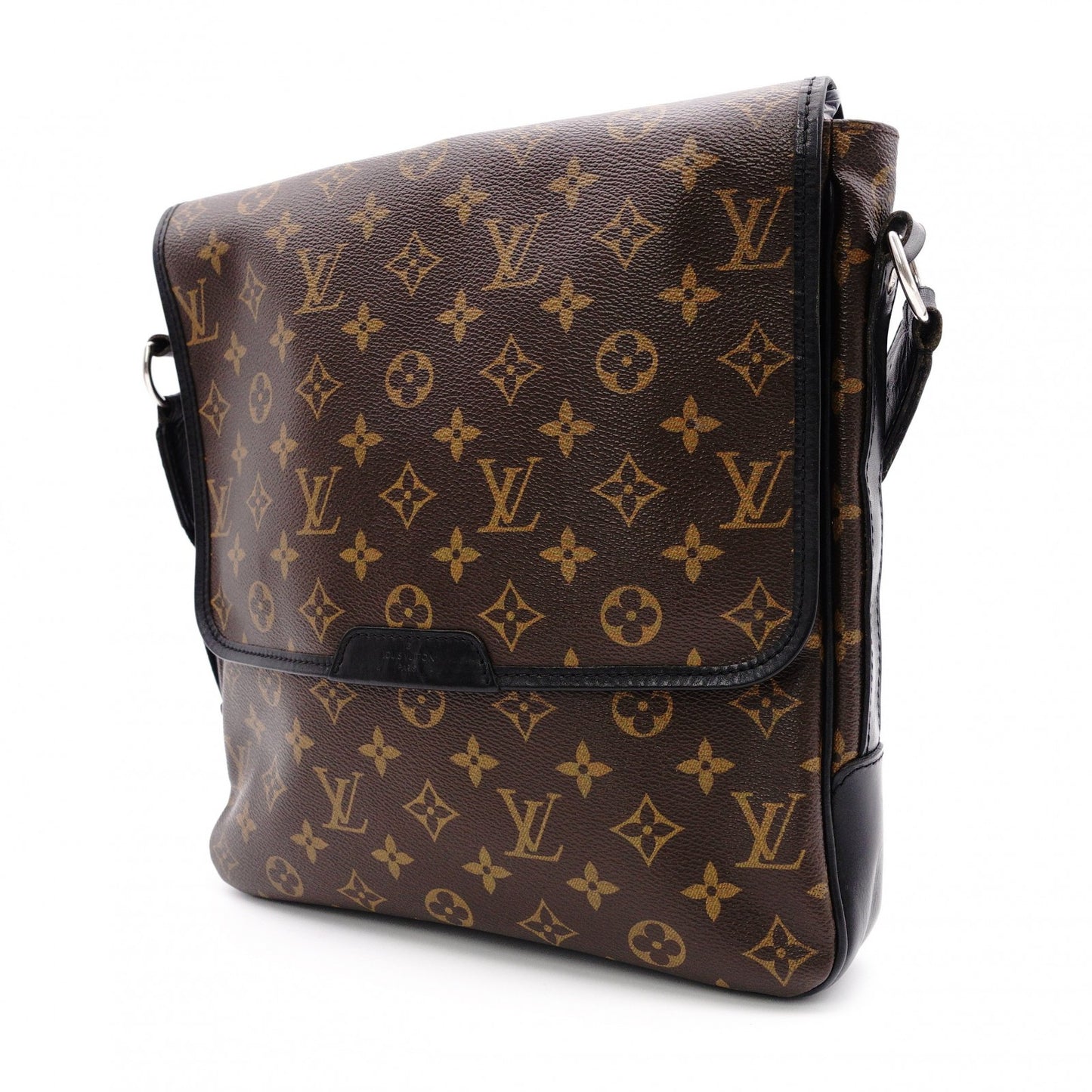 Louis Vuitton Bass MM Monogram Macassar Shoulder Bag for Men