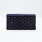 Goyard GOYARD Richelieu Long Wallet Navy × Yellow Leather Wallet Long Wallet 7-12-153