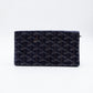 Goyard GOYARD Richelieu Long Wallet Navy × Yellow Leather Wallet Long Wallet 7-12-153