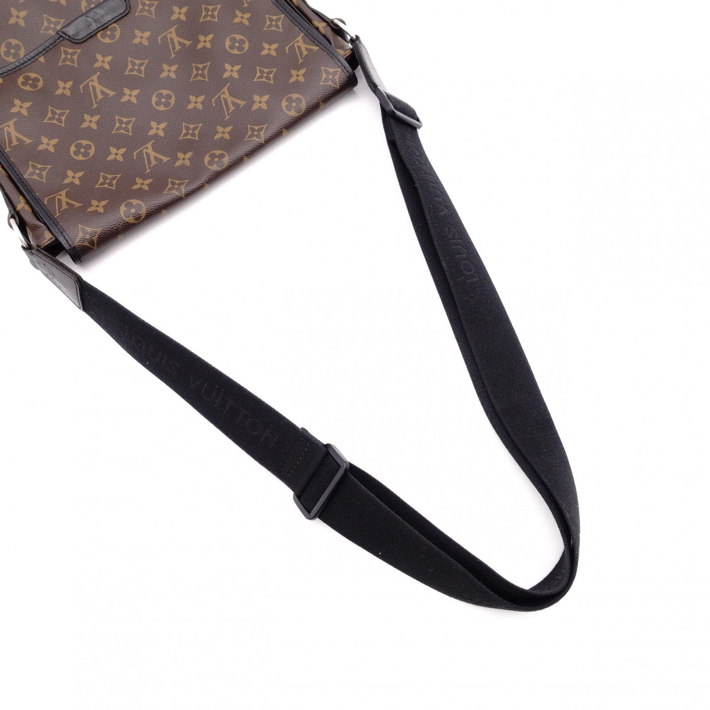 Louis Vuitton Bass MM Monogram Macassar Shoulder Bag for Men