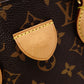 LOUIS VUITTON Riboli PM Monogram Canvas Handbag, Brown, 2-Way
