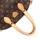 LOUIS VUITTON Riboli PM Monogram Canvas Handbag, Brown, 2-Way