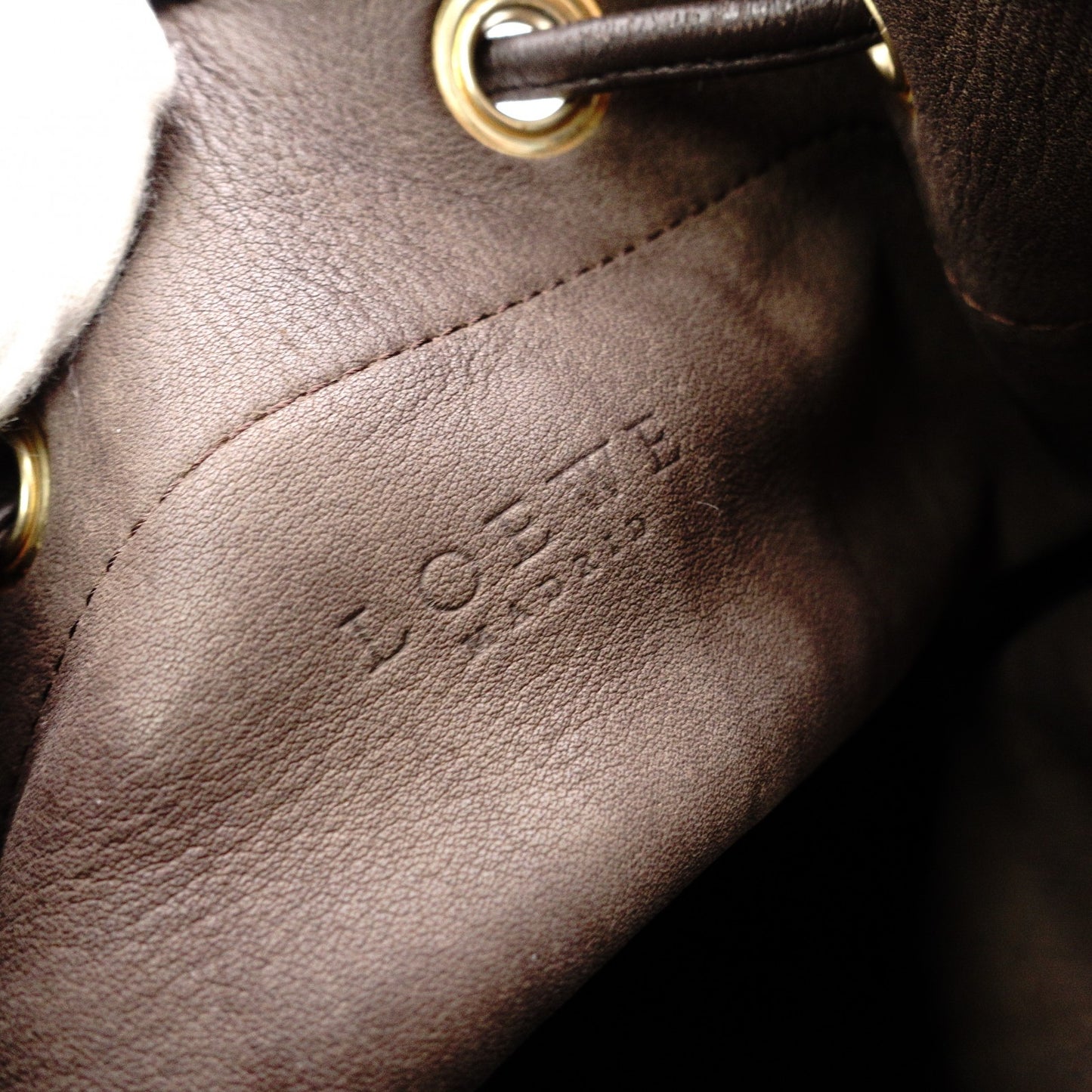 LOEWE Anagram Shoulder Bag, Brown Suede Leather, Crossbody, Vintage
