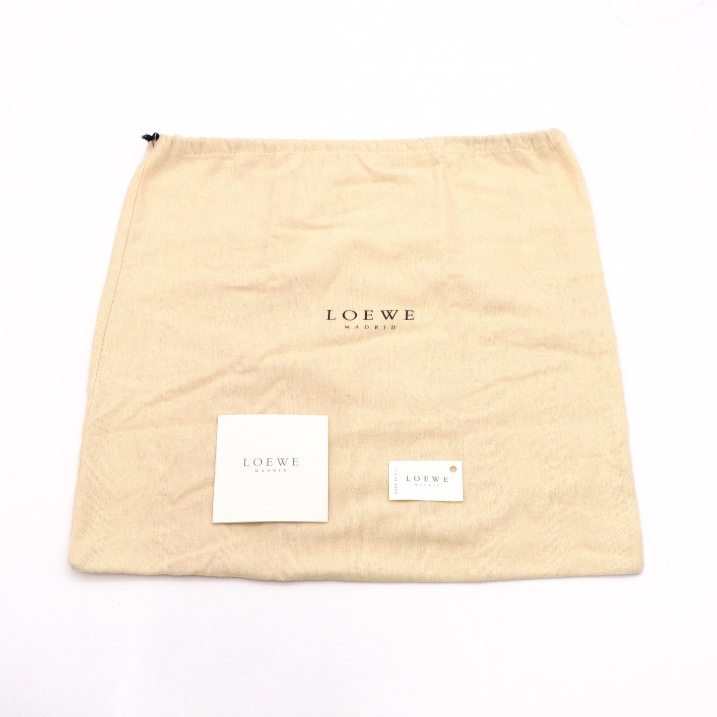 LOEWE Anagram Shoulder Bag, Brown Suede Leather, Crossbody, Vintage