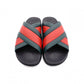 Unused GUCCI Sherry Line Sandals, Rubber, Black, Men's, US 9 (approx. 28–28.5 cm)