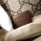 GUCCI Neo GG Supreme Shoulder Bag, PVC Leather, Beige