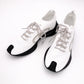Unused GUCCI Run Low-Top Sneakers, Cotton and Rubber, White, Men's US 12.5 (approx. 31–31.5 cm)