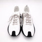 Unused GUCCI Run Low-Top Sneakers, Cotton and Rubber, White, Men's US 12.5 (approx. 31–31.5 cm)
