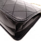CHANEL Lambskin Classic Single-Flap Shoulder Bag, Leather, Black, Gold Hardware