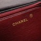 CHANEL Lambskin Classic Single-Flap Shoulder Bag, Leather, Black, Gold Hardware