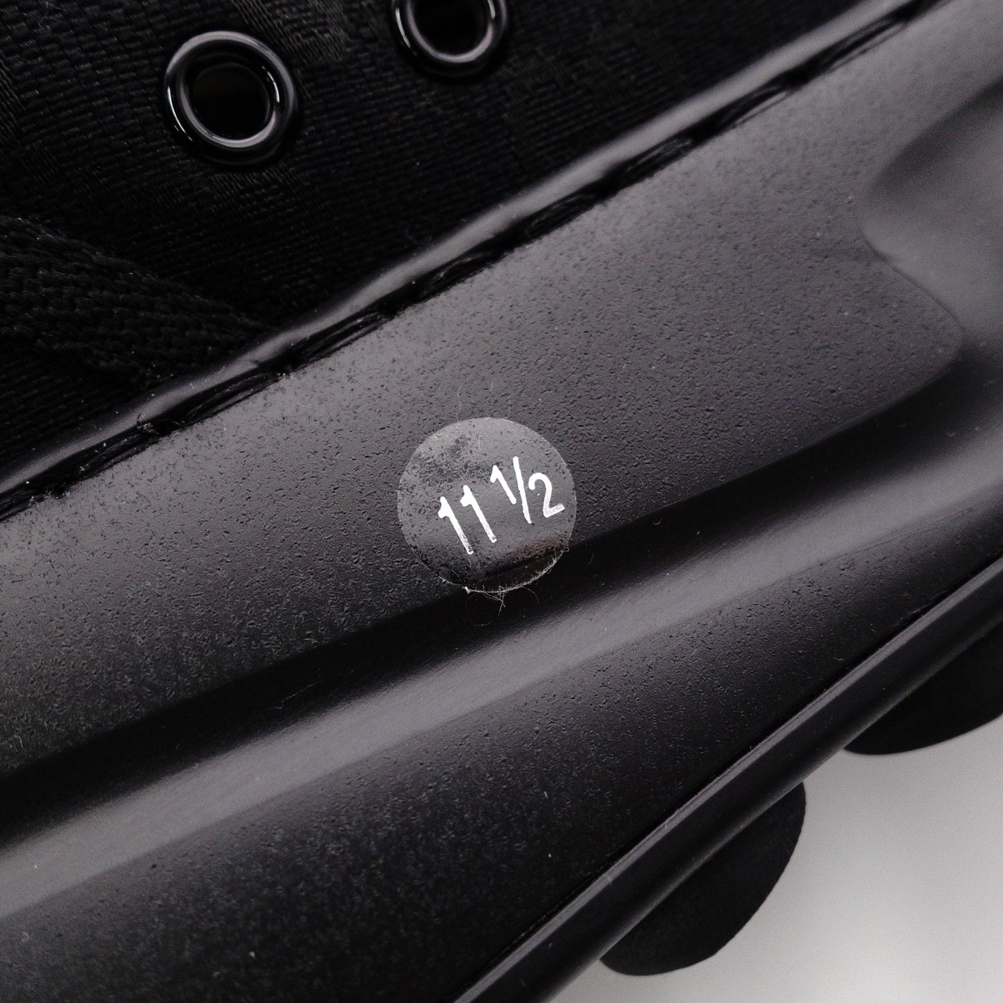 Unused GUCCI Sneakers, Canvas, Black, Men's, US 11.5 (approx. 29–29.5 cm), Black GG Logo