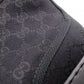 Unused GUCCI Sneakers, Canvas, Black, Men's, US 11.5 (approx. 29–29.5 cm), Black GG Logo